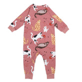 Pamuklu bebek tulumu (organik)